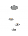Obrázok pre Zavesné svietidlo Italux Tenele PND-24028-3A-SILV LED 21W 1300lm 3000K