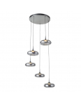 Obrázok pre Zavesné svietidlo Italux Tenele PND-24028-5A-SILV LED 35W 1514lm 3000K