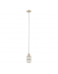 Obrázok pre Italux Alma PND-40668-1-HBR závesné svietidlo 1xE27 60W 
