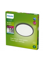 Obrázok pre Philips 8719514418011 SuperSlim vonkajšie stropné svietidlo LED 15W/1500lm 4000K IP54 čierna SceneSwitch