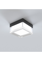 Obrázok pre Italux Nefis PLF-53628-BK stropné svietidlo LED 9W 960lm 2800K/4000K/6000K IP65