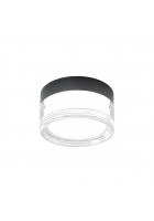 Obrázok pre Italux Enios PLF-63829-BK stropné svietidlo LED 9W 1000lm 2800K/4000K/6000K IP65