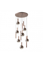 Obrázok pre Závesné svietidlo Italux Camino PND-24038-12A-COPP LED 60W 3000K 2469lm