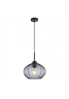Obrázok pre Italux Pansol PND-2940-1S-BK-SG2 závesné svietidlo 1xE27 40W