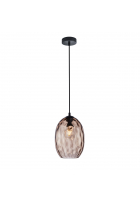 Obrázok pre Italux Novala PND-3031-1-BK-CF závesné svietidlo 1xE27 40W