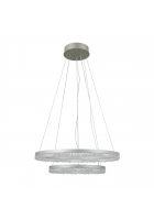 Obrázok pre Italux Barlo PND-34526-2L-SILV závesné svietidlo LED 36W 3000K+4000K+6000K 3700lm