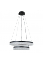 Obrázok pre Italux Pantal PND-34533-2L-BK závesné svietidlo LED 36W 2300lm 3000K/4000K/6000K
