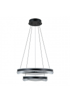 Obrázok pre Italux Morte PND-34535-2L-BK závesné svietidlo LED 70W 4900lm 3000K/4000K/6000K