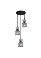 Obrázok pre Italux Balme PND-3619-3A-BK-SG závesné svietidlo 3xE27 40W