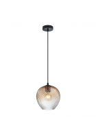 Obrázok pre Italux Alias PND-3664-1-BRO-AMB závesné svietidlo 1xE27 40W