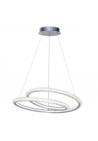 Obrázok pre Italux Kortia PND-64873-SILV závesné svietidlo LED 35W 3160lm 3000K/4000K/6000K
