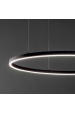 Obrázok pre IdealLux 229492 ORACLE SLIM D50cm závesné LED svietidlo 29W 2350lm 3000K IP20 čierna