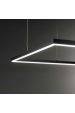 Obrázok pre Ideal Lux 259161 ORACLE SLIM závesné svietidlo square LED 33W/2650lm 3000K čierna