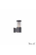 Obrázok pre Exteriérové nástenné svietidlo Ideal lux 004716 TRONCO AP1 NERO 1xE27 60W IP44