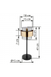 Obrázok pre GLOBO 15560T MILLEY stolová lampa 1x E27, max. 60W 230V